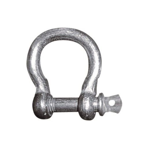 Galvanised Shackle Bow 12mm BW636 H2O Sensations