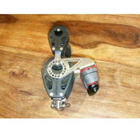 Harken Carbo Poulie 57mm Quintuple Ratchets Cam Cleat 10:1