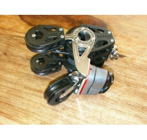Harken Carbo Poulie 57mm Sixtuple Ratchets Cam Cleat 12:1