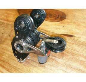 Harken Carbo Poulie 57mm Sixtuple Ratchets Cam Cleat 12:1