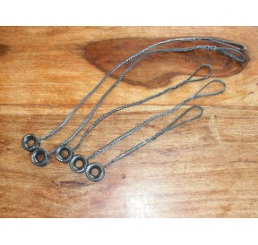 Dyneema double Loop avec Anneau Antal 10*7 set