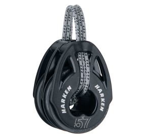 Harken Carbo T2 Poulie 57mm Double Soft-Attach 2153 H2O Sensations