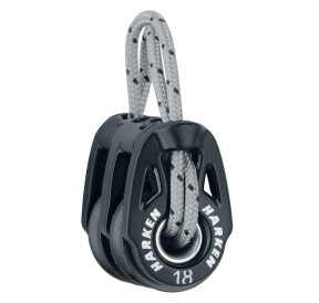 Harken Fly Block Soft-Attach Carbo 18mm Double 2158 H2O Sensations