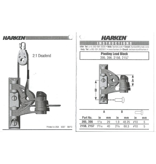 Harken Tourelle Carbo 29mm Cam-Matic Cleat