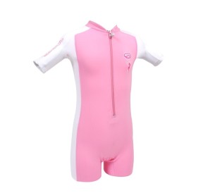 Gul Junior Combinaison Protection UV Rose Blanc RG0315 H2O Sensations