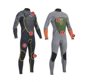 Gul Viper Wetsuit - Mens 3/2mm Blindstich Steamer