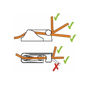 ClamCleat Side Entry Junior Starboard MK2 3-6mm