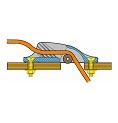 ClamCleat Racing Junior MK1 Réa Argenté 3-6mm