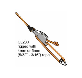 ClamCleat Racing Junior MK1 Réa Anodisé Dure 3-6mm