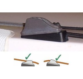 ClamCleat Racing Midi Silver 4-8mm CL254 H2O Sensations