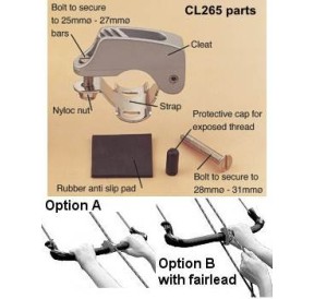 ClamCleat Kite Barre Cleat CL265 H2O Sensations