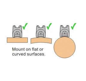 ClamCleat Racing Micro Argenté 1-4mm