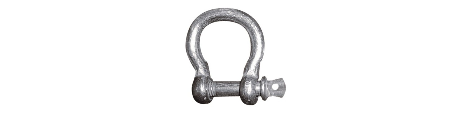 galvanised steel shackle
